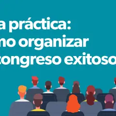 Guía práctica para organizar un congreso exitoso. Personas sentadas en un auditorio, listas para aprender.