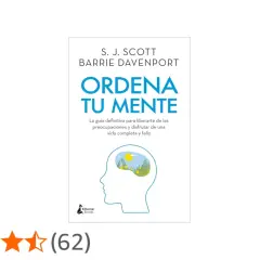 Portada del libro "Ordena tu mente", que muestra una cabeza con un paisaje interior, como si fuera el árbol de las preocupaciones transformado en paz.