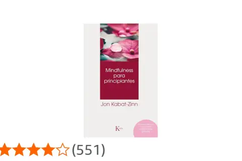 Libro "Mindfulness para principiantes" de Jon Kabat-Zinn, con ejercicios guiados. Ideal para iniciar tu práctica.