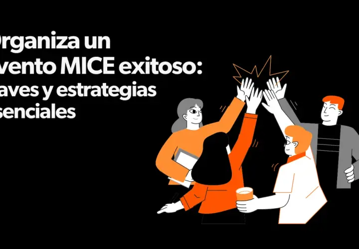 Equipo celebrando un evento MICE exitoso. Claves y estrategias para el turismo de reuniones.