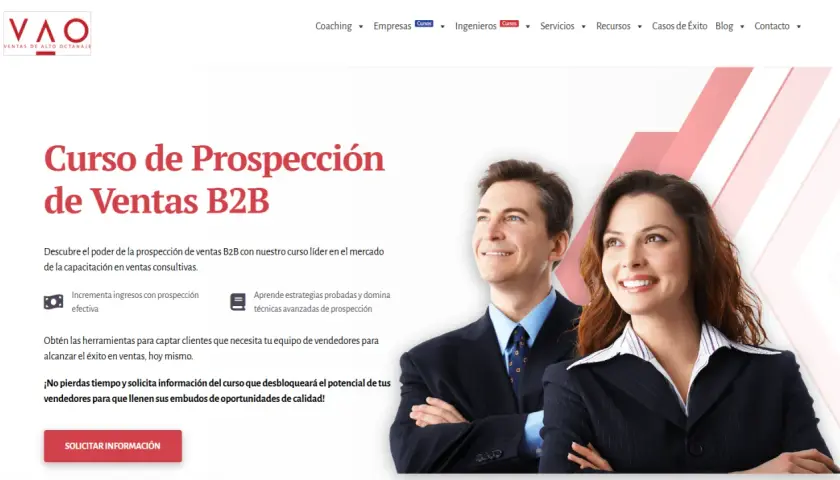 Curso de Prospección de Ventas B2B. Aprende estrategias para captar clientes y aumentar ingresos. ¡Inscríbete hoy!