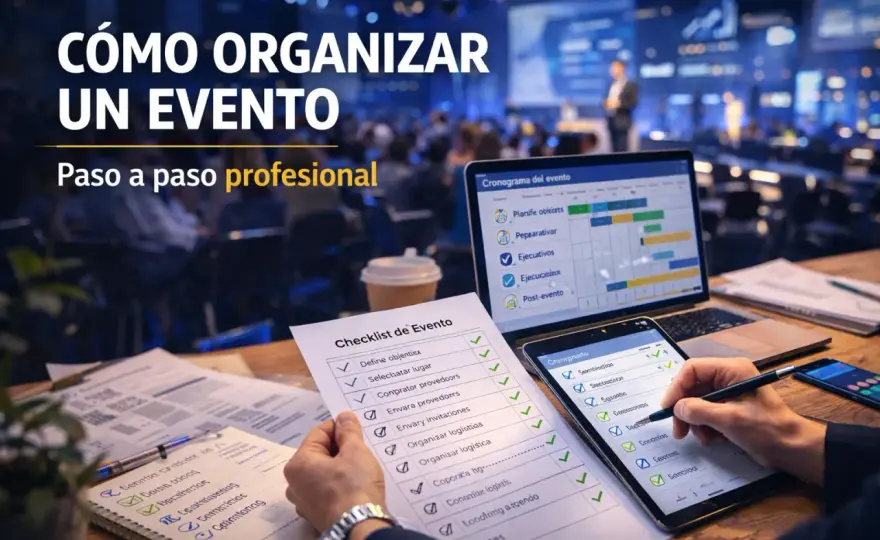 Organizadora de eventos - Guía completa para empezar en España