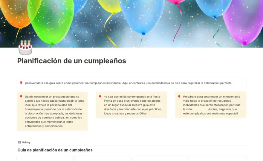 Organizar un cumpleaños inolvidable - Guía práctica y sin estrés