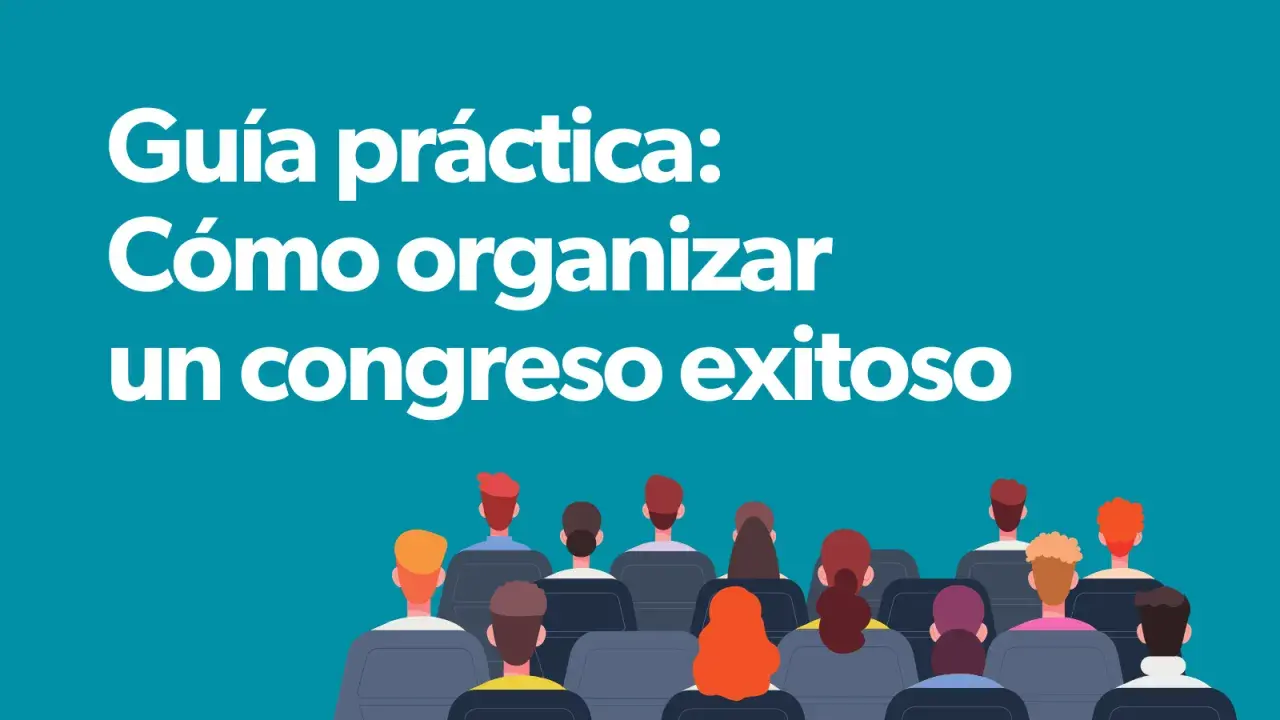Guía práctica para organizar un congreso exitoso. Personas sentadas en un auditorio, listas para aprender.